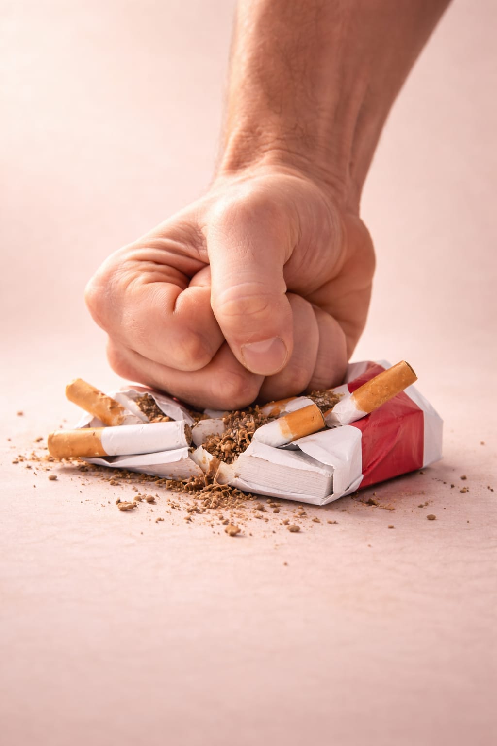Femme souriante assise en tailleur dans une forêt lumineuse avec des papillons, symbolisant le bien-être et la libération par l'auriculothérapie.